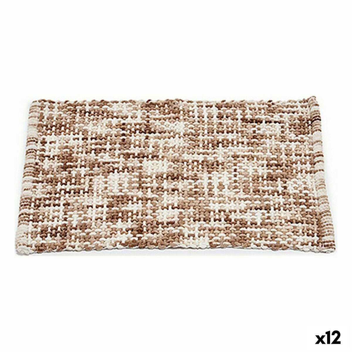 Bath rug 50 x 80 cm Beige (12 Units)