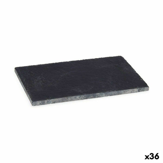 Snack tray Black Board 10 x 0,5 x 15 cm (36 Units) Kinvara