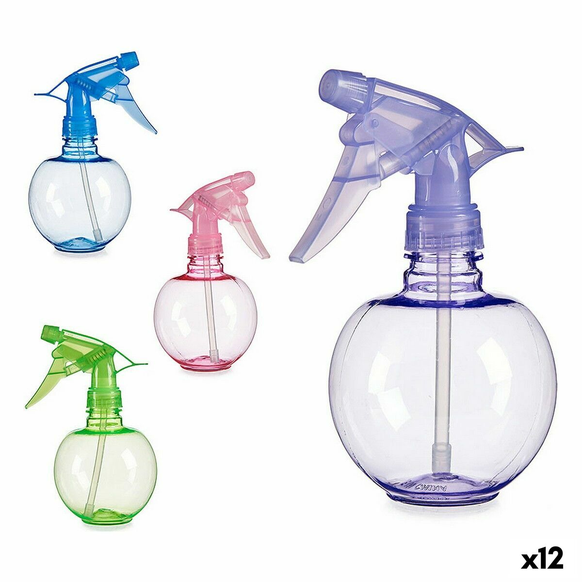 Sprayer Blue Green Purple Pink Plastic 350 ml (12 Units) Berilo