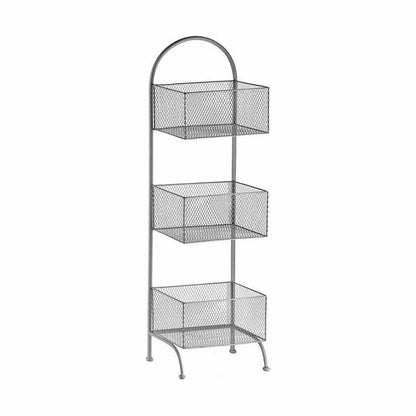 Shelves Silver Metal 20 x 99 x 32,5 cm (4 Units)