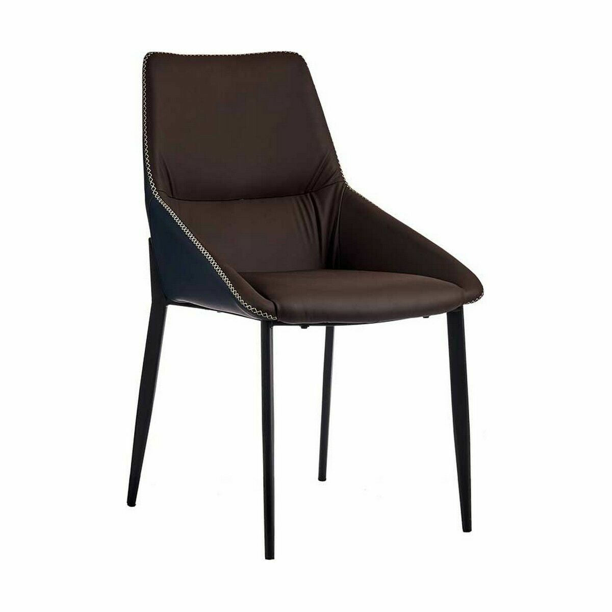 Armchair Braiding Blue Brown Steel 50 x 87 x 61 cm (2 Units)