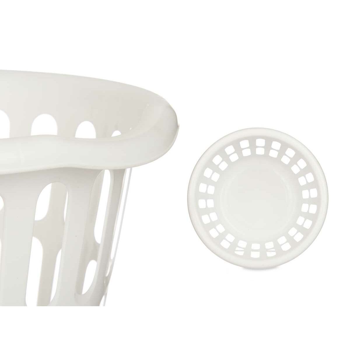 Basket White polypropylene 27 L 40 x 25 x 40 cm (18 Units)