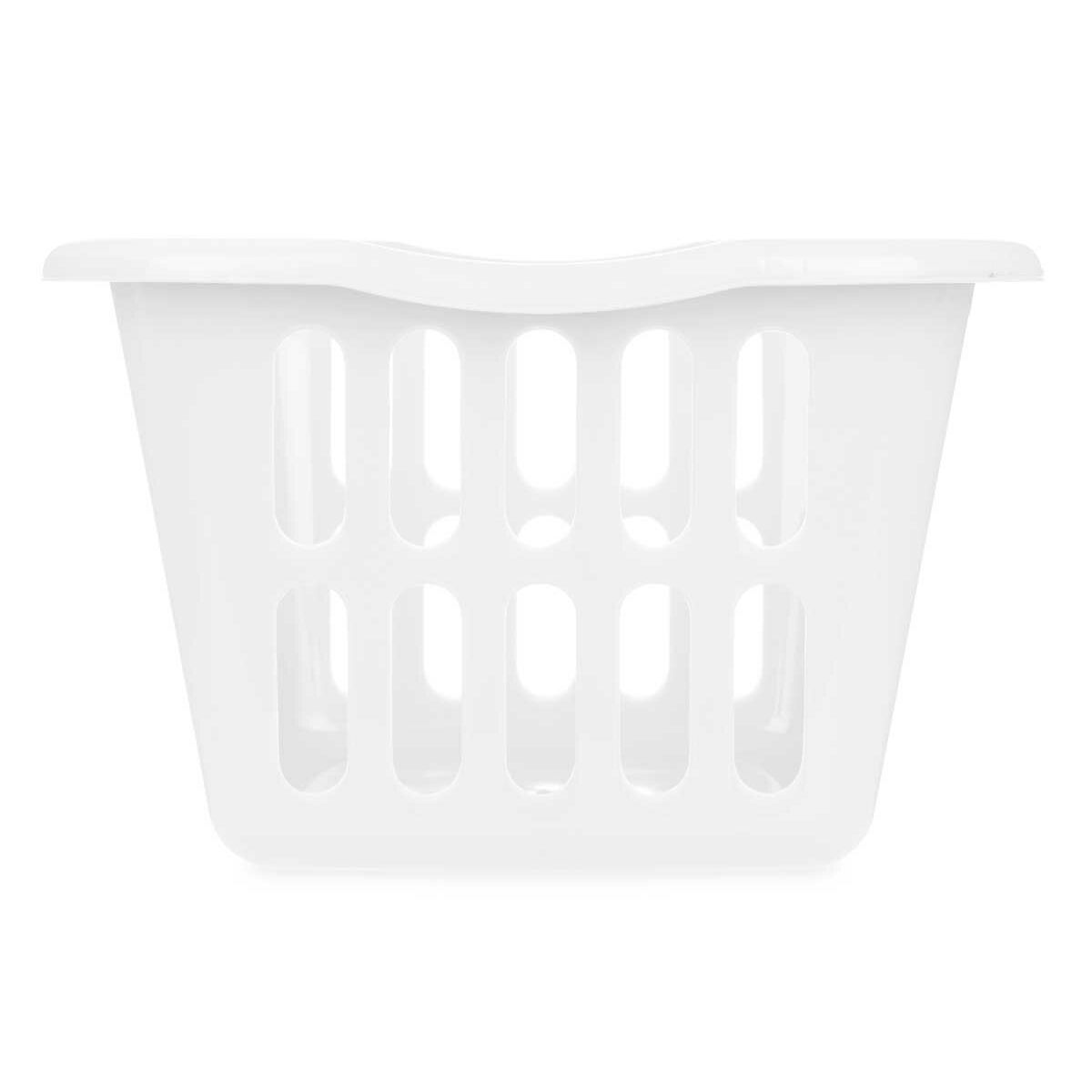 Basket White polypropylene 50 L 58 x 24 x 42 cm (12 Units)