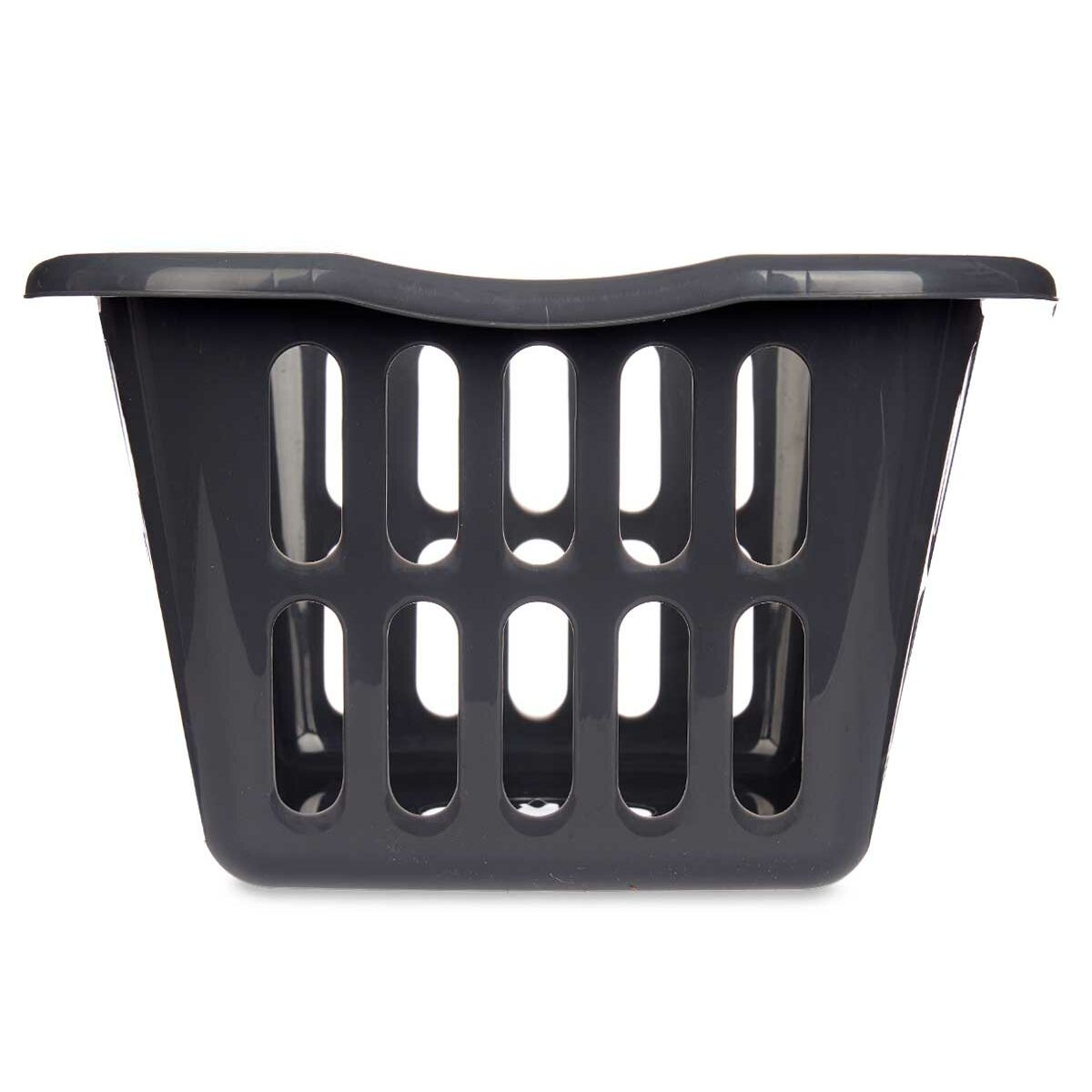 Basket Anthracite polypropylene 50 L 58 x 24 x 42 cm (12 Units)