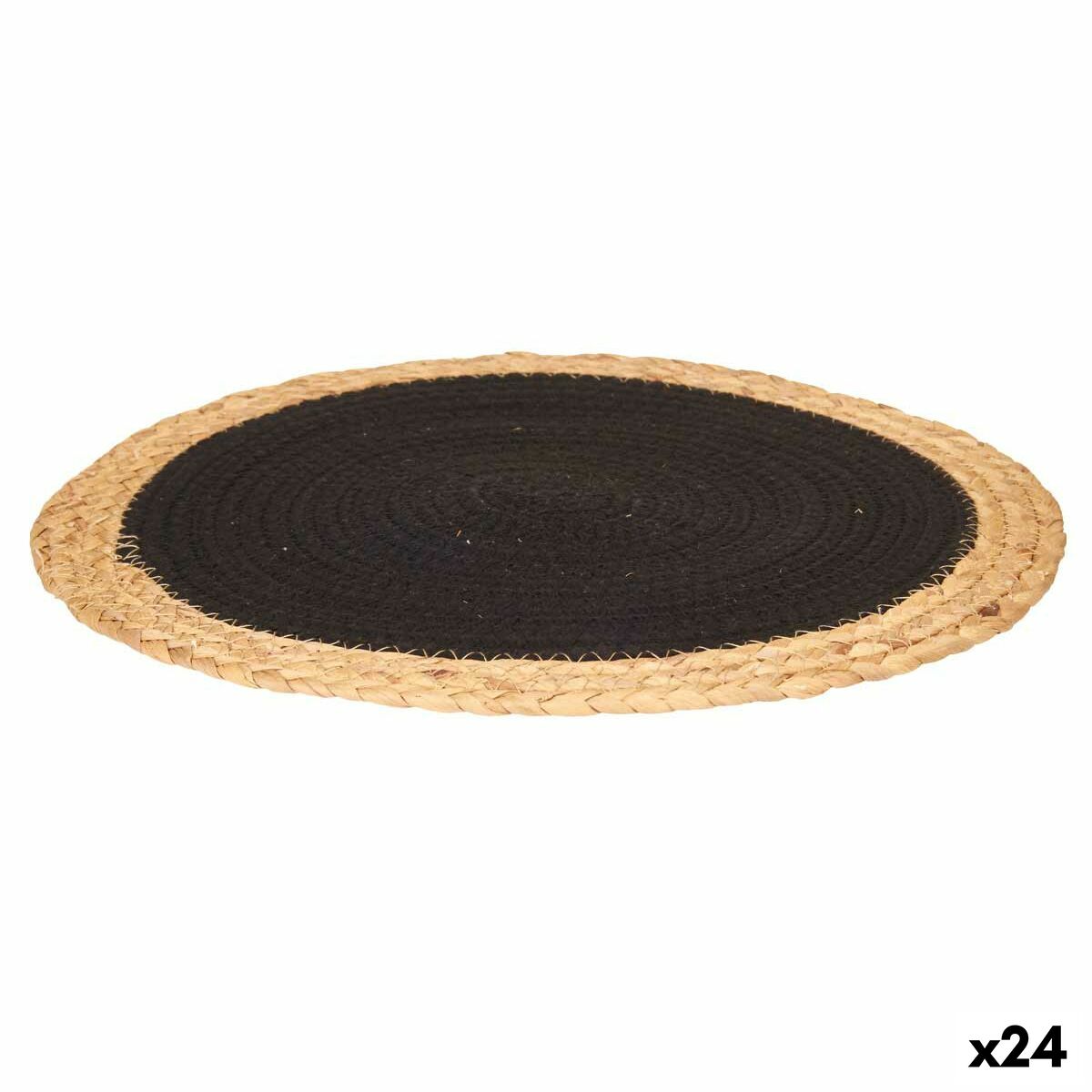 Table Mat Black Cotton Marine algae (24 Units) Kinvara