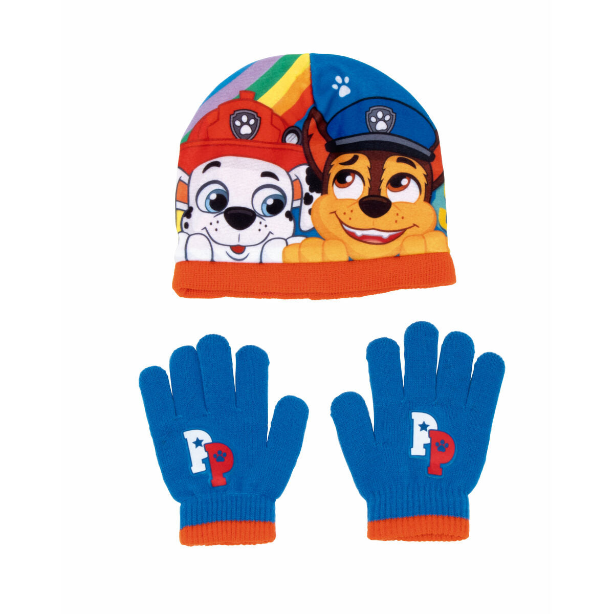 Hat & Gloves The Paw Patrol Friendship Blue The Paw Patrol