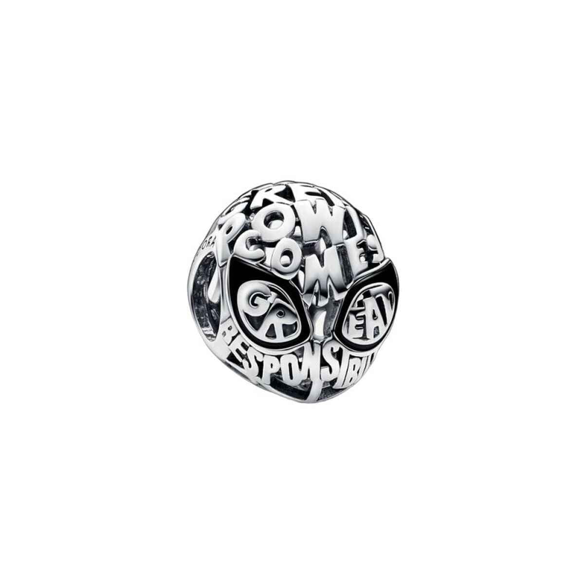 Woman's charm link Pandora SPIDER-MAN MASK Pandora