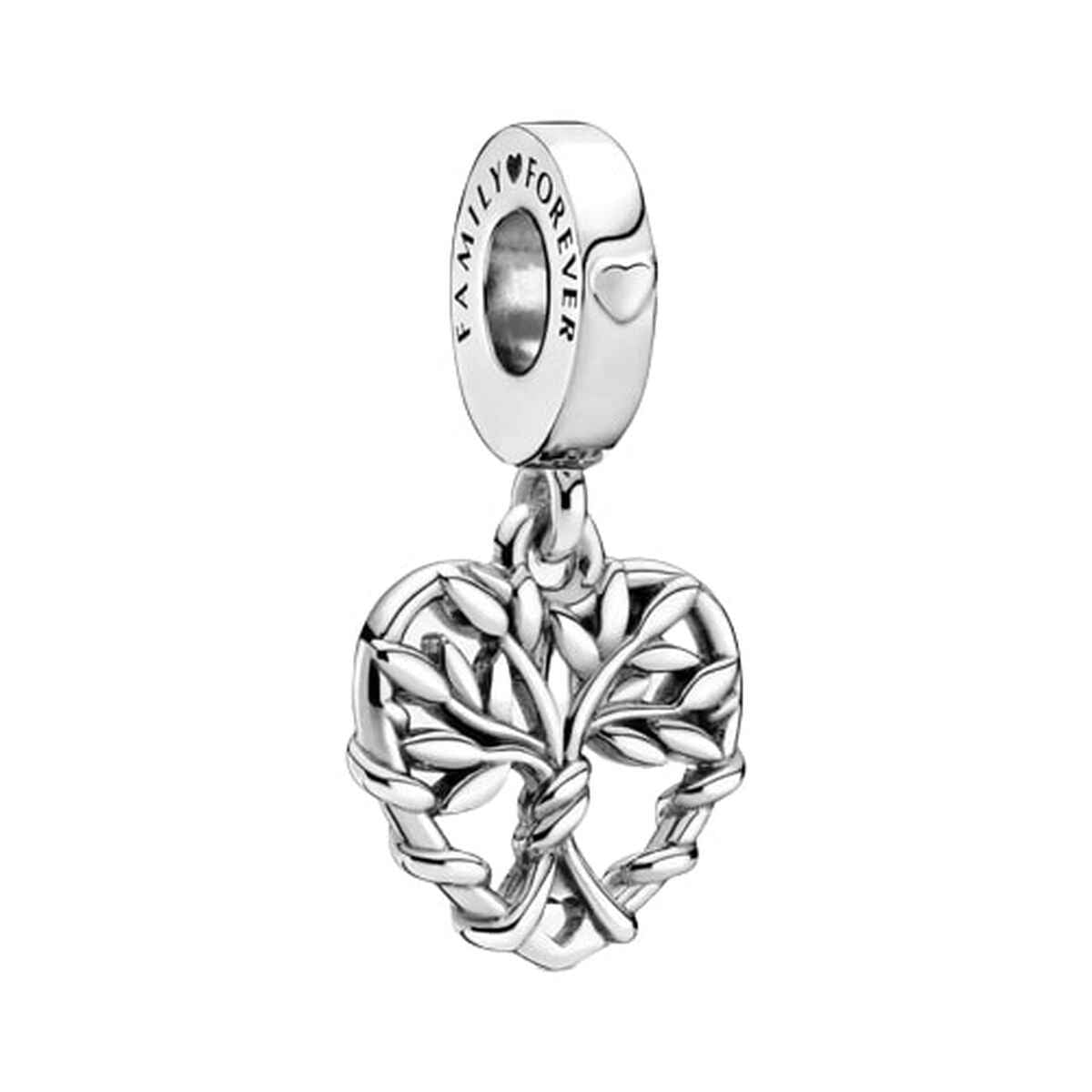 Woman's charm link Pandora HEART FAMILY TREE DANGLE CHARM Pandora