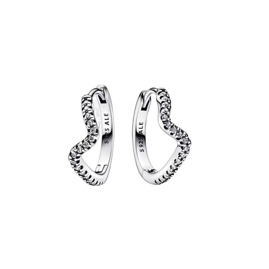 Ladies' Earrings Pandora 292545C01 Stainless steel Sterling silver 925 Pandora