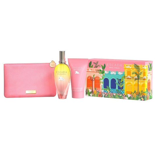 Women's Perfume Set Escada Brisa Cubana EDT 3 Pieces Escada