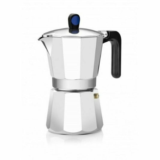 Italian Coffee Pot Monix 5300045871 Silver Aluminium 12 Cups Monix