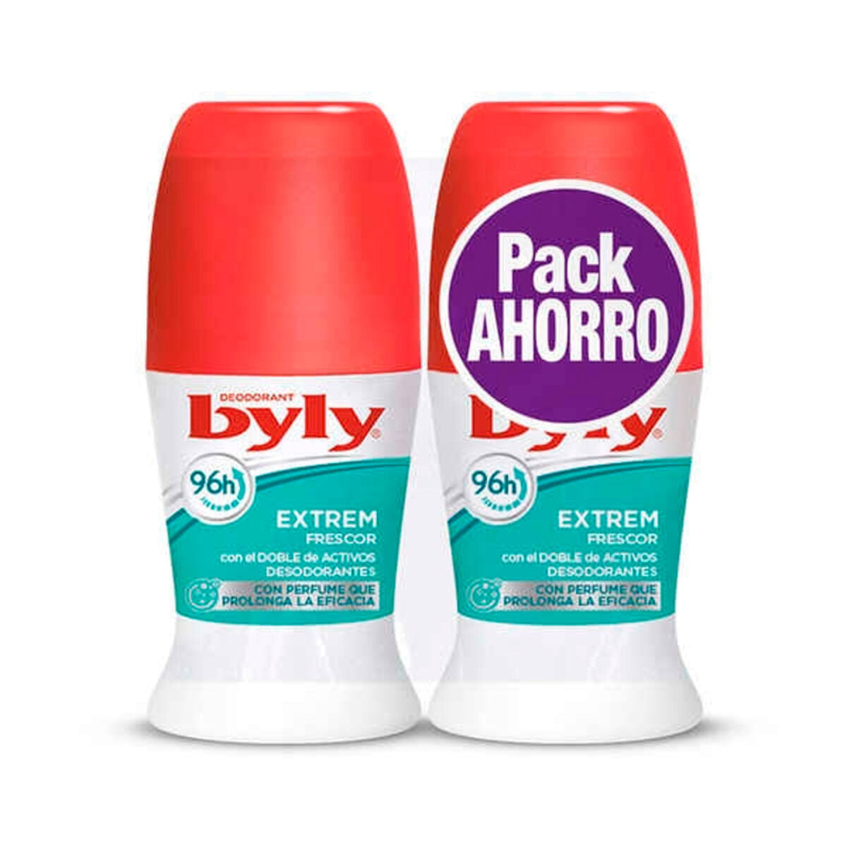 Roll-On Deodorant Extrem Frescor Byly (2 x 50 ml) Byly