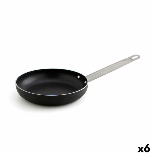 Pan Quid Pro Chef Black Metal Steel Ø 28 cm (6 Units)